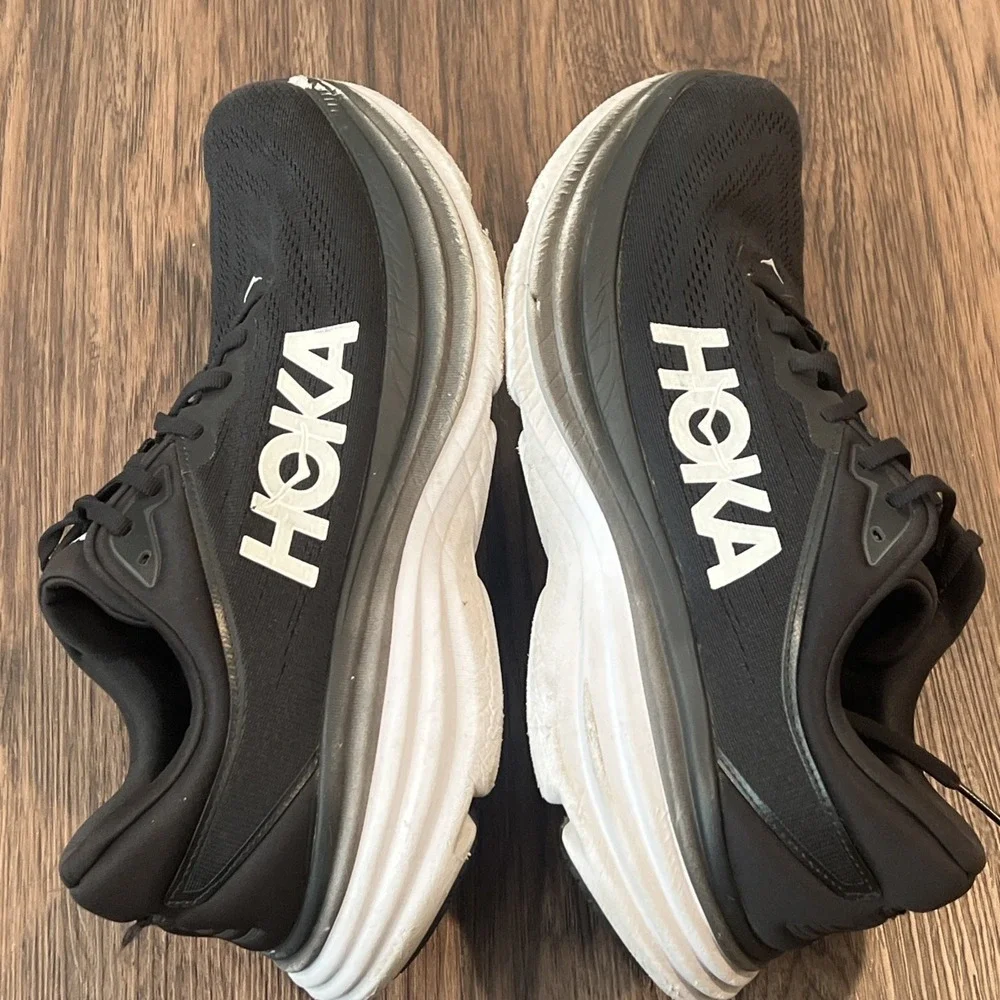 HOKA One One Men's Bondi 8 Running Shoes Size 14D READ